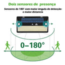 Luminária Solar de Parede com 378 LEDs e Sensor de Presença - eKoloja