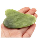 Rolo de Pedra de Jade + Placa Gua Sha para Massagem Facial Anti-Rugas - eKoloja