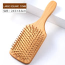 Pente de Cabelo de Bambu com Almofada de Ar - eKoloja