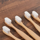 Escova de Dentes de Bambu com 10.000 Cerdas Ultramacias – Kit com 10 Unidades