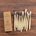Escova de Dentes de Bambu com 10.000 Cerdas Ultramacias – Kit com 10 Unidades