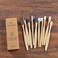 Escova de Dentes de Bambu com 10.000 Cerdas Ultramacias – Kit com 10 Unidades