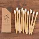 Escova de Dentes de Bambu com 10.000 Cerdas Ultramacias – Kit com 10 Unidades