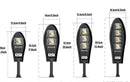 Ilumine Seu Espaço Exterior com Eficiência Energética 42 LED 84 LED 126 LED 168 LED