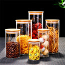 Pote de Vidro com Tampa de Bambu 250ml 300ml 350ml 450ml - eKoloja