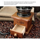 Moedor De Café Manual Gourmet Clássico C/ Regulagem De Moagem 