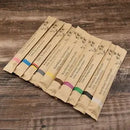 Kit Escovas de Bambu Ecológicas Natural Macias Com Cores Sortidas
