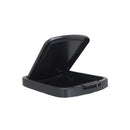 Lixeira Cesto Inox Metalizado 09 Litros Com Tampa Click Label Vermelho Rose Gold Banheiro Cozinha