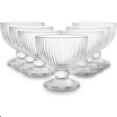 Jogo De Sobremesa Tigela Bowl 12 Peças 120ml Em Vidro Desenhado