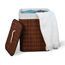 Cesto de Roupa Suja Bambu Com Tampa e Alças 50 Litros Grande Organizador Multiuso